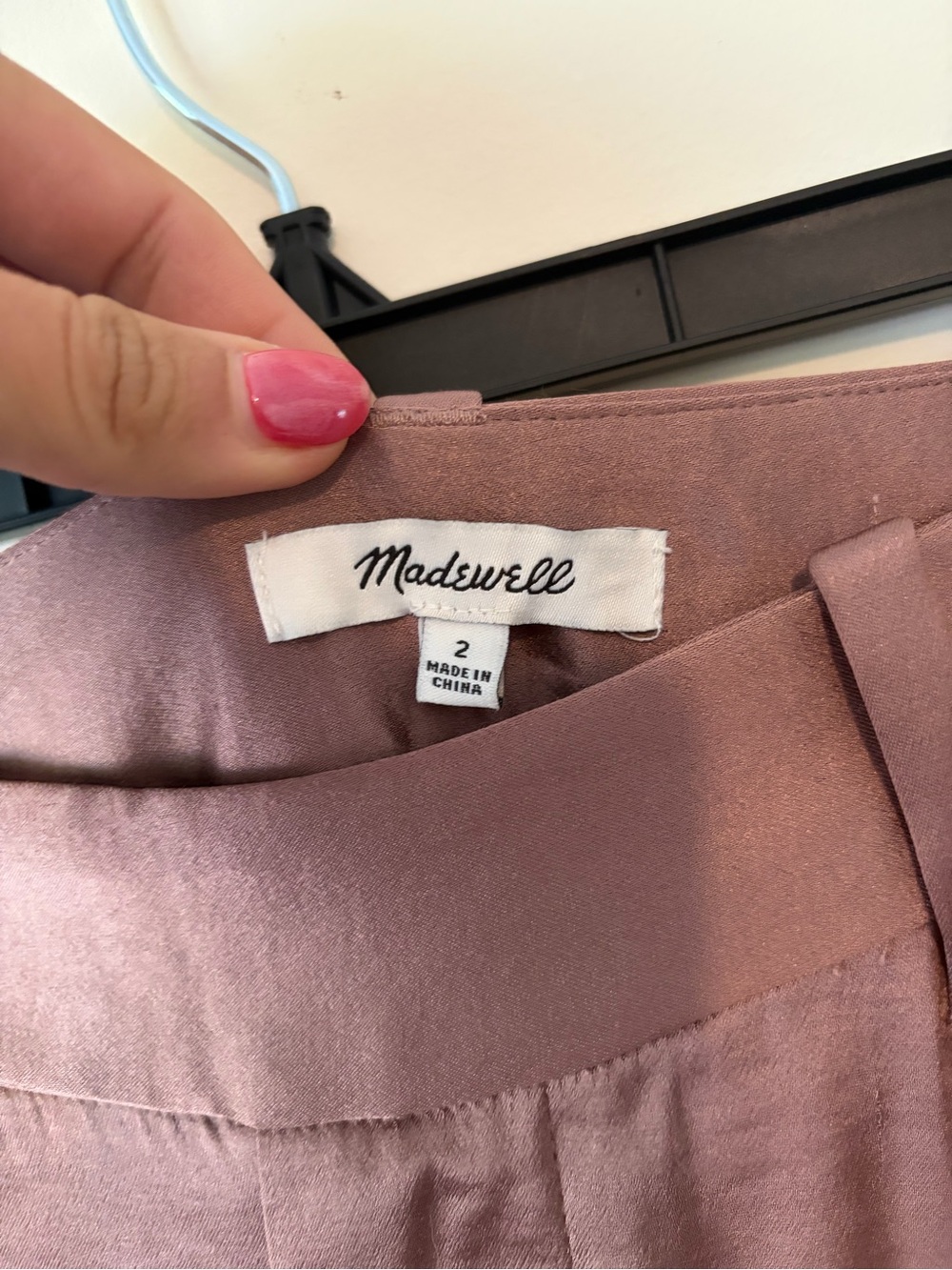 Madewell The Harlow Wide-Leg Pant in Satin - Picture 8 of 8